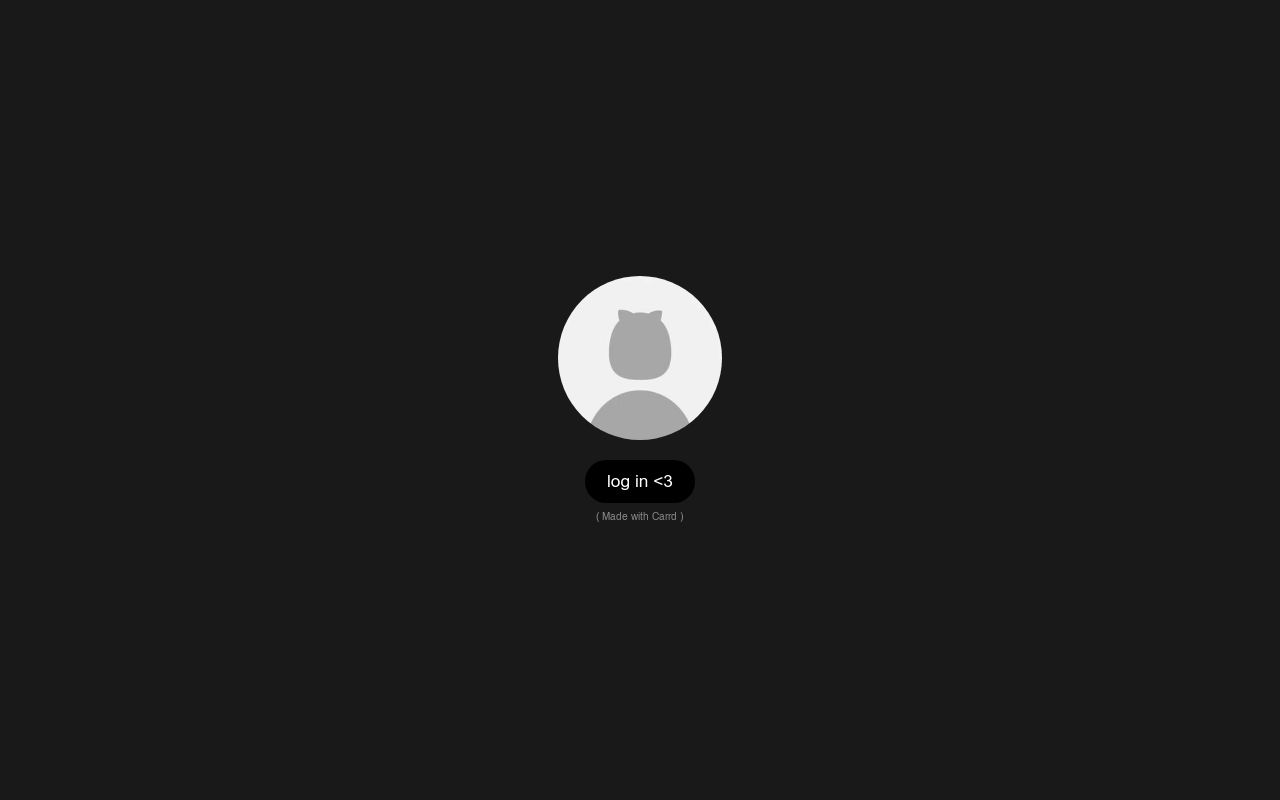 Carrd profile picture for @jama